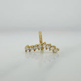Piercing Earcuff Linea Curva 1.25 g / 1.9 cm Oro Amarillo 18K