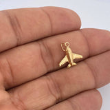 Dije Avion 0.45gr / 1.8cm / Oro Amarillo 18K &