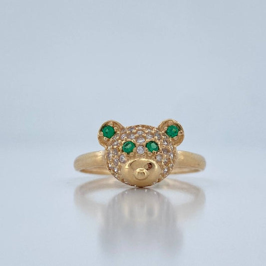 Anillo Oso 2.15gr / T6 / Oro Amarillo 18K %
