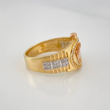 Anillo Correa Corona 6.45 g / T9 1/2 Tres Oros 18K