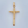 Dije Cruz Cristo 2.1gr / 4.7cm / Oro Amarillo 18K &