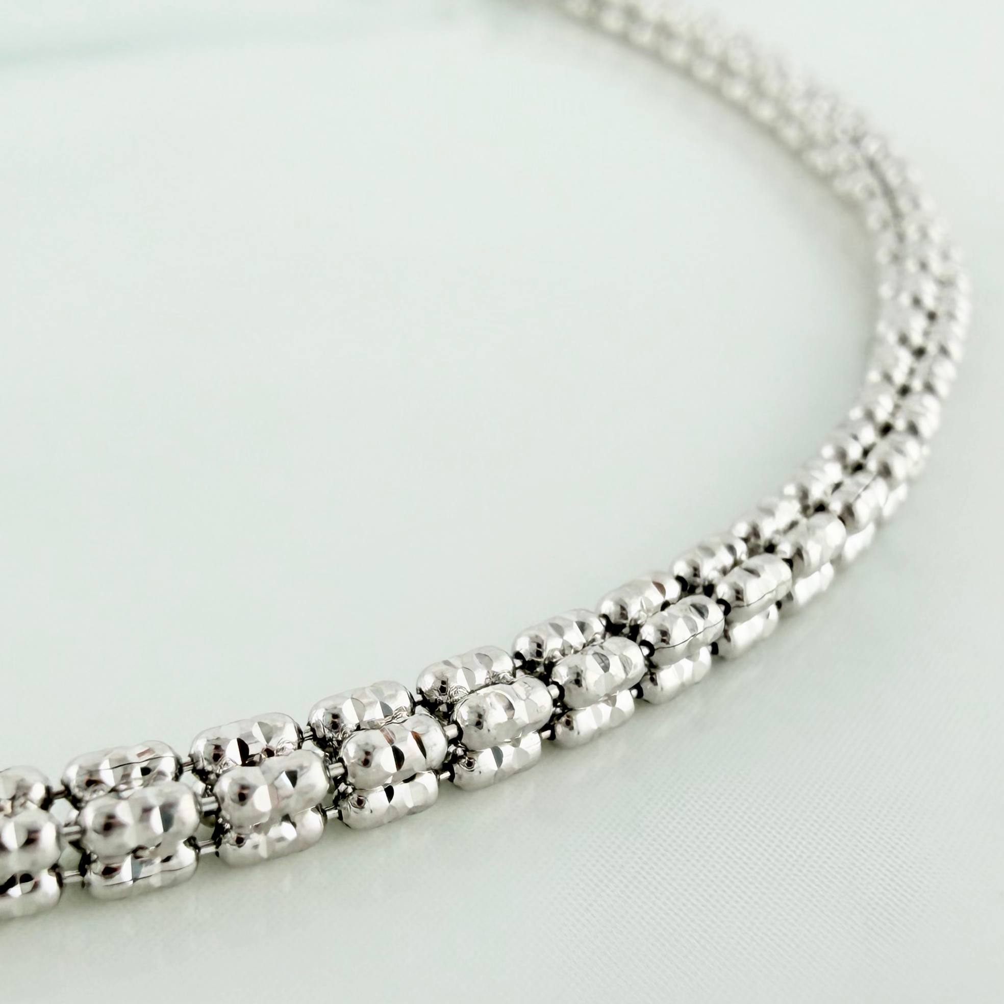 Pulso Ice 7.6 g / 21.3 cm / 3 mm Oro Blanco 18K