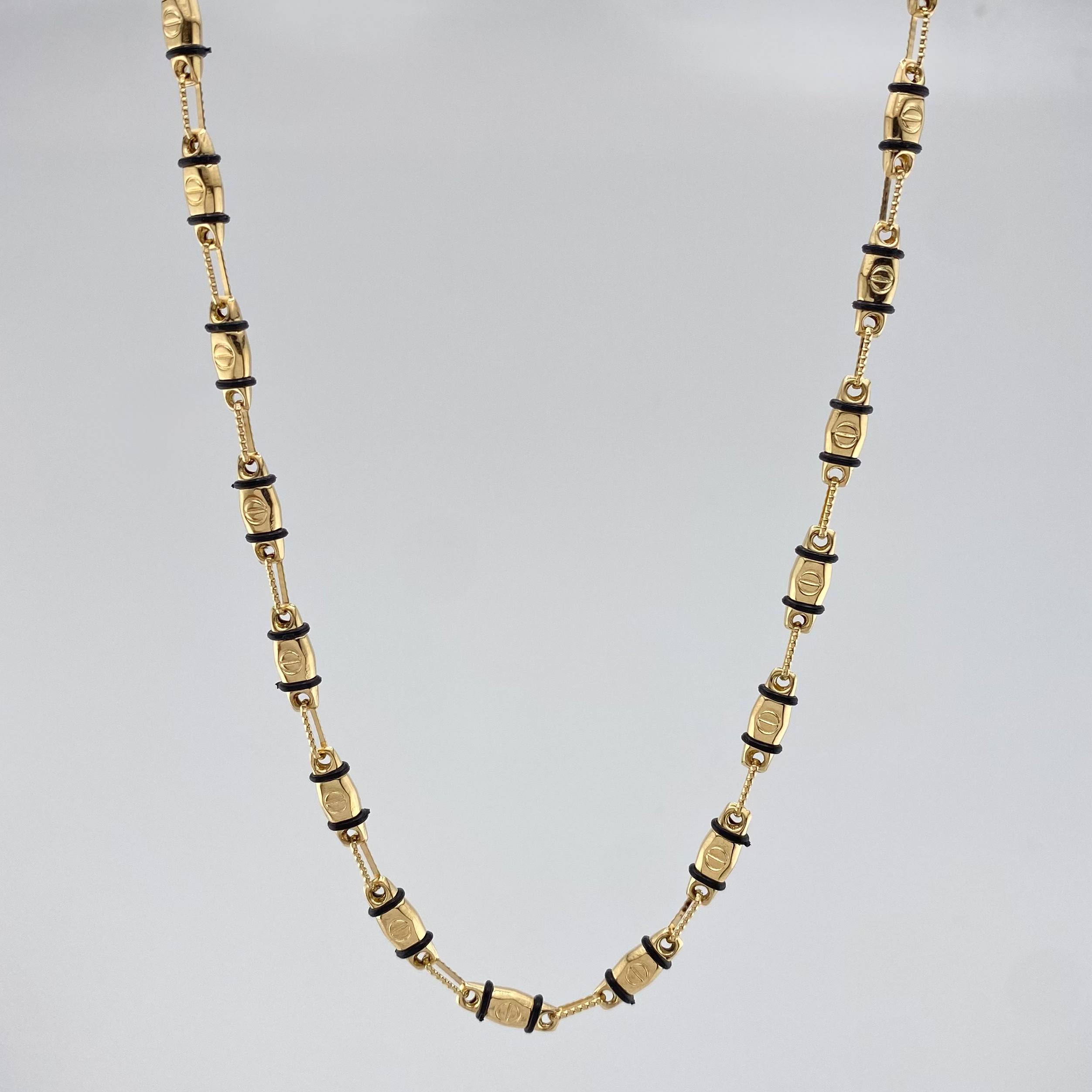 Cadena Rustica Tornillo 12.05 g / 60.5 cm / 3.95 mm Oro Amarillo 18K