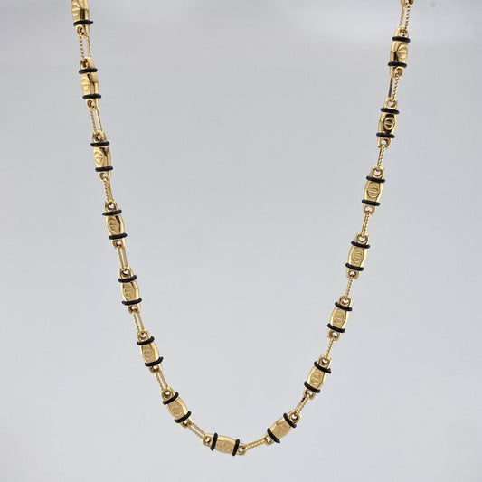 Cadena Rustica Tornillo 12.05 g / 60.5 cm / 3.95 mm Oro Amarillo 18K