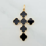 Dije Cruz Trebol 2.55gr / 3.5cm / Oro Amarillo Nac.Esp. 18K $