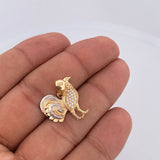 Dije Gallo 2.7gr / 2.5cm / Oro 18K &