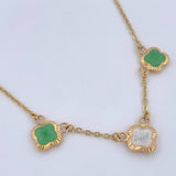 Cadena Trebol Aro Seguido 3.5gr / 45cm / Oro Amarillo 18K &