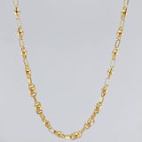 Cadena Rustica Burbuja 15.1 g / 63 cm / 4.5 mm Oro Amarillo 18K
