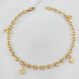 Tobillera Gc 5.4 g / 26.3 cm / 4.7 mm Oro Amarillo 18K
