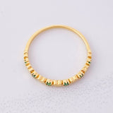 Anillo Corazón Intercalado 1.4g / T8 1/4 Oro Amarillo 18K