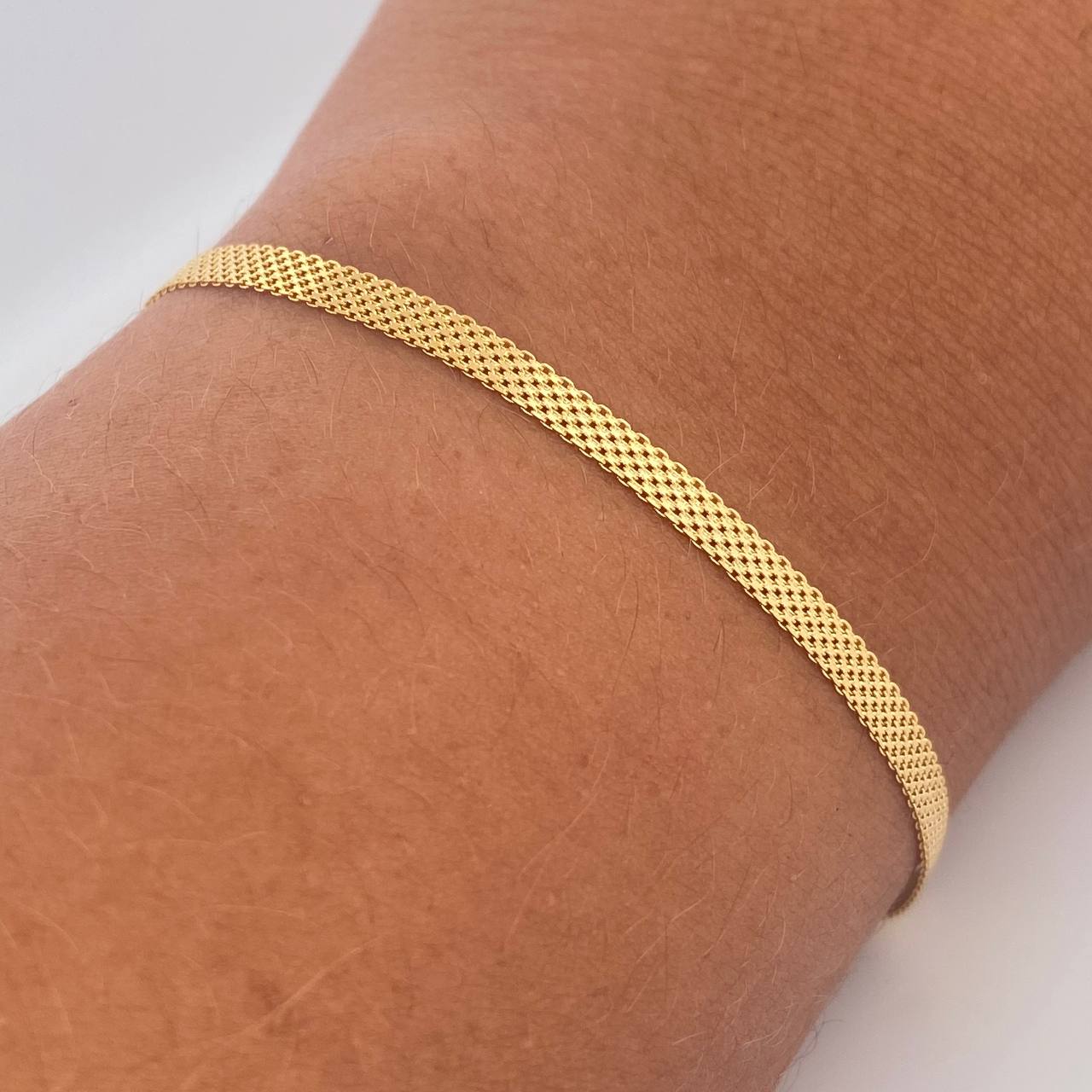Pulso China 2.25gr / 19.5cm / Oro Amarillo +1 18K $