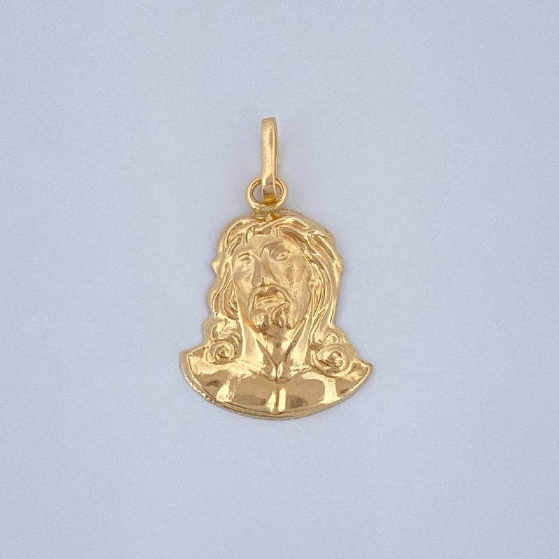 Dije Rostro de Cristo 0.75gr / 2.2cm / Oro Amarillo 18K &