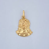 Dije Rostro de Cristo 0.75gr / 2.2cm / Oro Amarillo 18K &