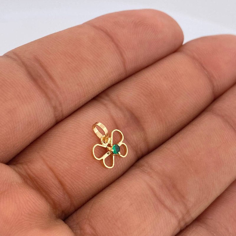 Dije Silueta Mariposa 0.5gr / 1cm / Oro Amarillo 18K &