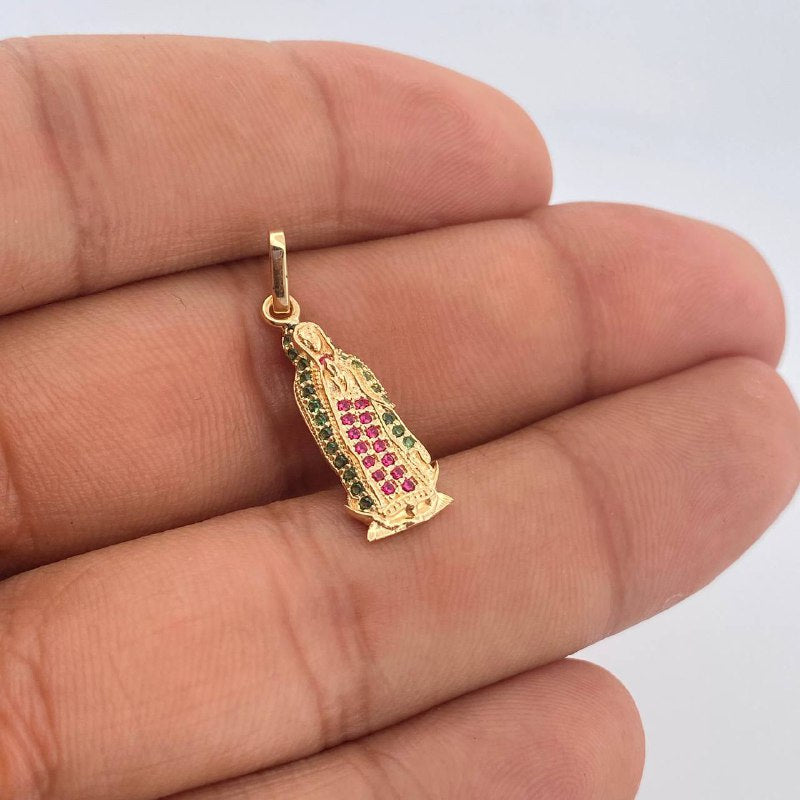 Dije Virgen De Guadalupe 1.8gr / 2.8cm / Oro Amarillo 18K &