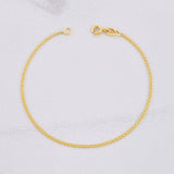 Pulso Chino 1.2g / 17.9cm / 1.5mm Oro Amarillo 18K