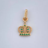 Dije Corona 0.75gr / 1.8cm / Oro Amarillo 18K &