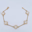 Pulso Trebol Aros Seguido 3.85gr / 18cm / Oro Amarillo 18K &