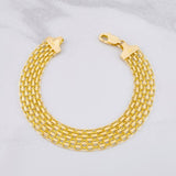 Pulso Chino 12.05g / 20.7cm / 11.8mm Oro Amarillo 18K
