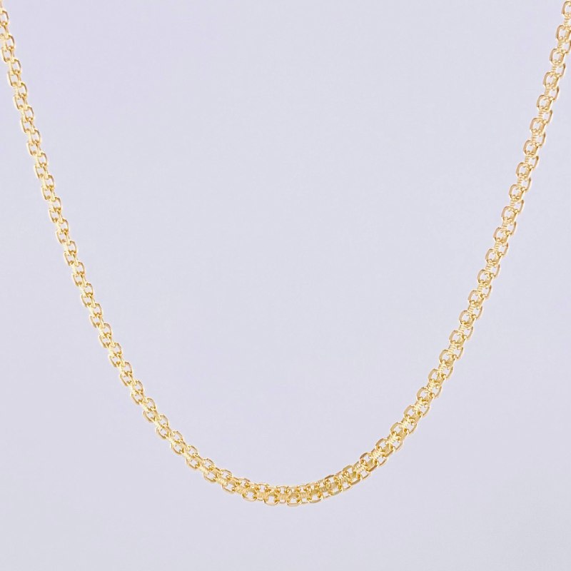 Cadena China 2.7g / 45cm / 2.2mm Oro Amarillo 18K