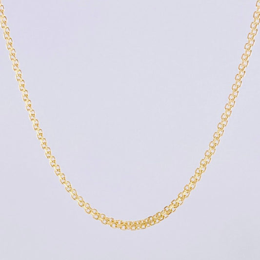 Cadena China 1.85g / 45cm / 1.1mm Oro Amarillo 18K