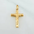 Dije Cruz Cristo 1.25 g / 3.3 cm Oro Amarillo 18K