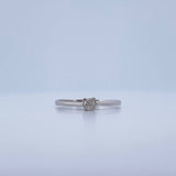 Anillo Solitario 1.25gr / T6 / Oro Blanco 18K &