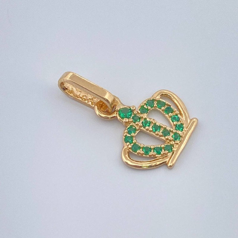 Dije Corona 0.6gr / 1.6cm / Oro Amarillo 18K &