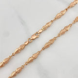 Cadena Rustica Dubai 15.3 g / 68.6 cm / 4.15 mm Oro Rosa 18K
