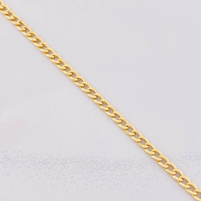 Pulso Cubano 1.6g / 18.9cm / 3.2mm Oro Amarillo 18K