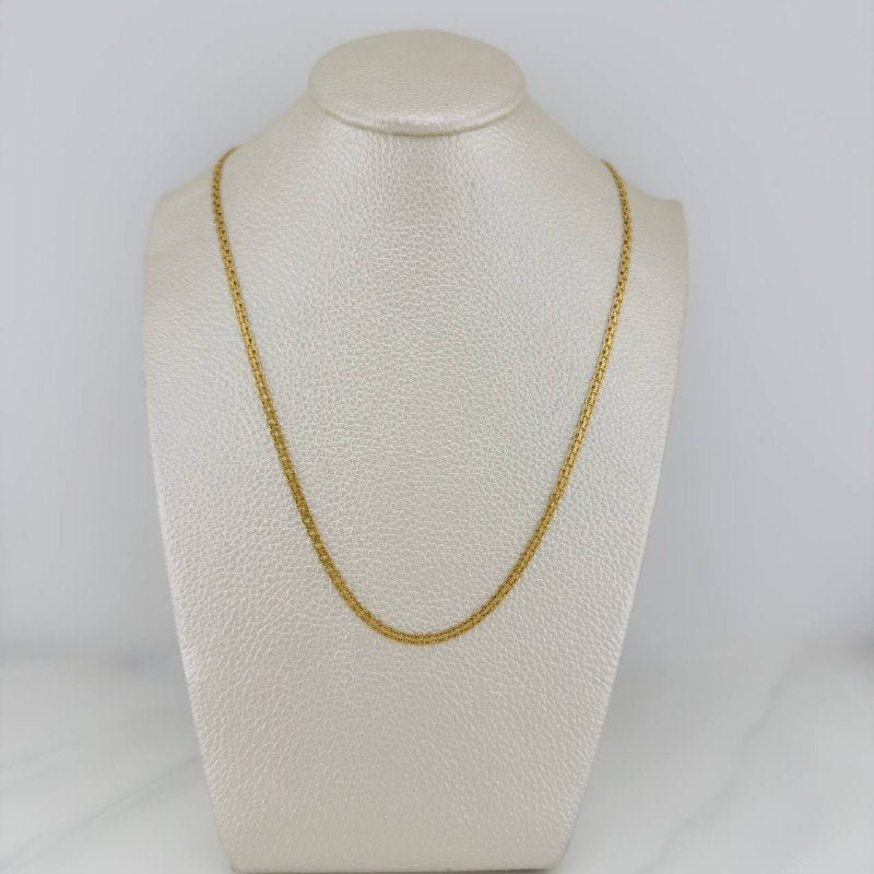 Cadena China 8 g / 72.2 cm / 2.43 mm Oro Amarillo 18K