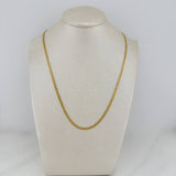 Cadena China 8 g / 72.2 cm / 2.43 mm Oro Amarillo 18K