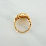 Anillo Virgen De Guadalupe 6.3 g / T7 3/4 Dos Oros Amarillo Rosa 18K