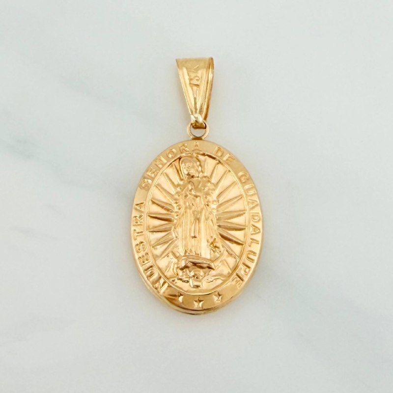 Dije Virgen De Guadalupe 1.9 g / 3.4 cm Oro Amarillo 18K