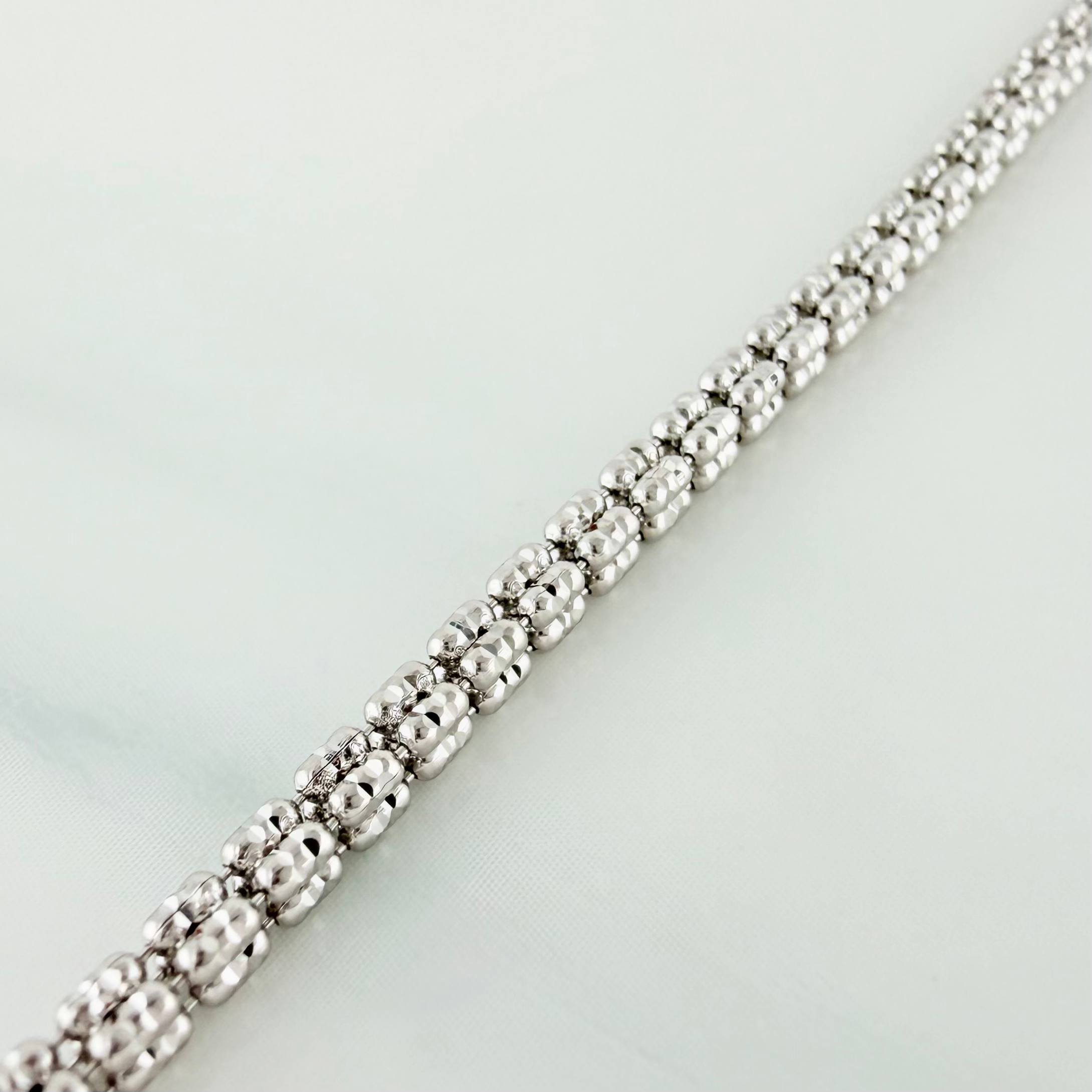 Pulso Ice 7.6 g / 21.3 cm / 3 mm Oro Blanco 18K