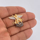 Herraje San Miguel Arcángel 8.45gr / 2.7cm / Tres Oros 18K $