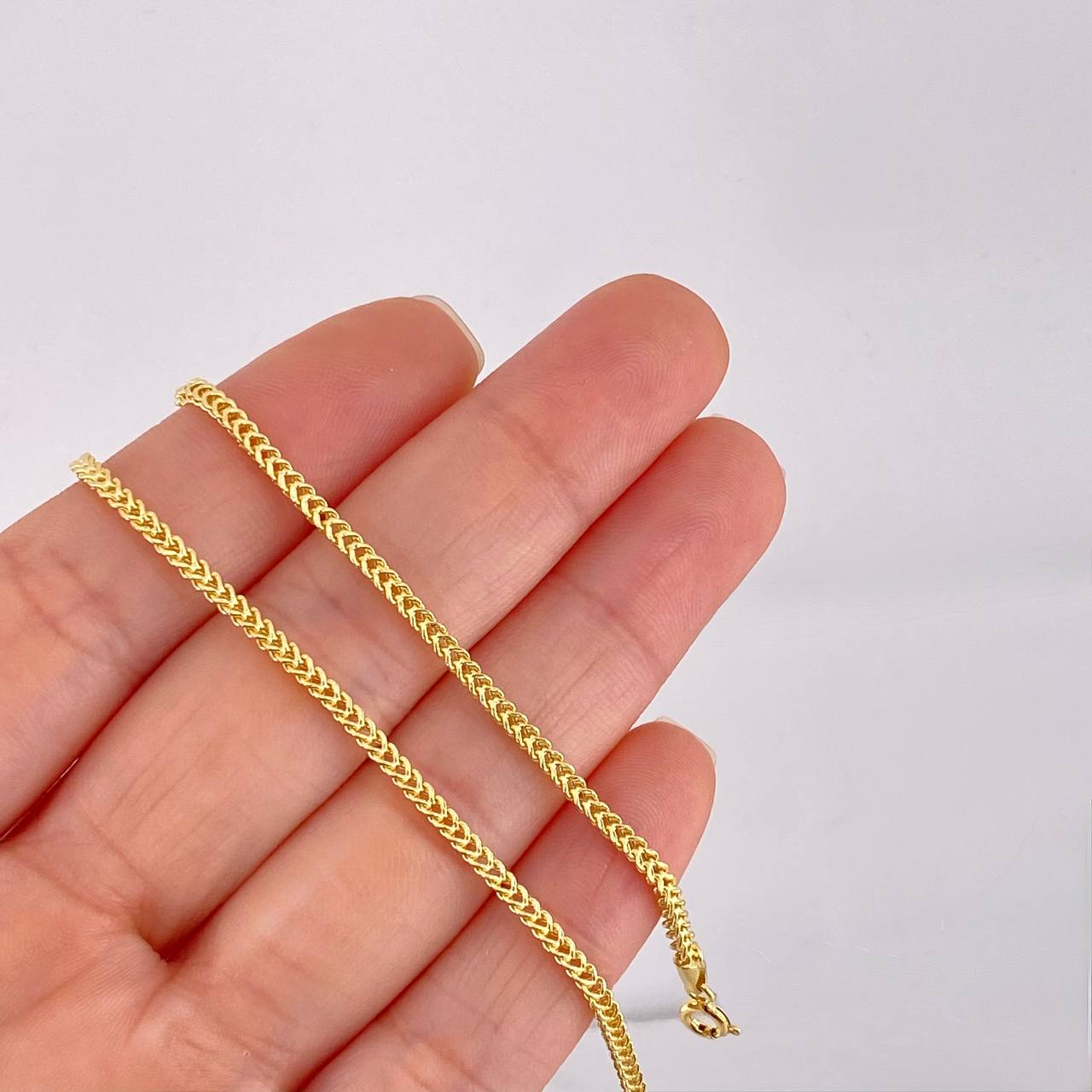 Cadena Franco 5.95g / 60cm / 2.1mm Oro Amarillo 18K