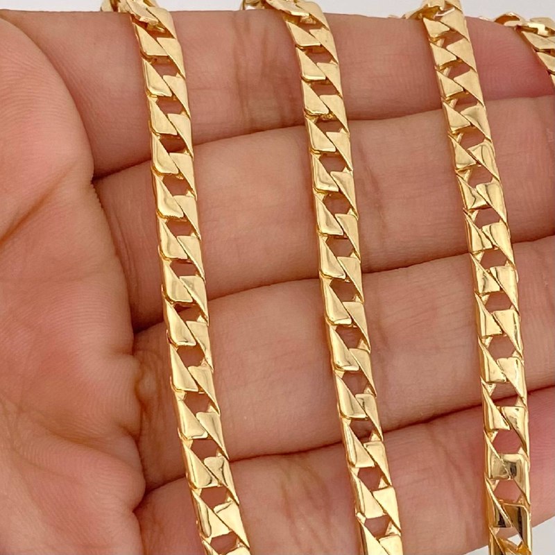 Cadena Panzer 28.1 g / 66.5 cm / 4 mm Oro Amarillo 18K