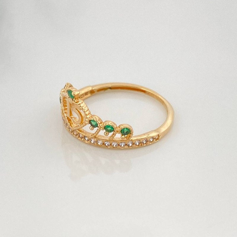 Anillo 15´S Corona 1.7 g / T5 1/2 Oro Amarillo 18K