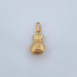 Dije Bolsa De Dinero 0.45gr / 1.8cm / Oro Amarillo 18K &