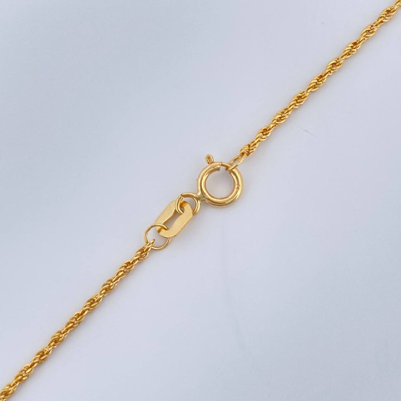 Cadena Lazo 0.95gr / 50cm / Oro Amarillo +3 18K $
