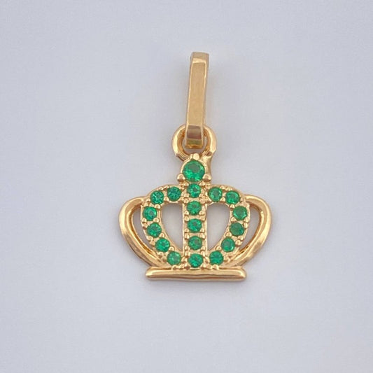 Dije Corona 0.6gr / 1.6cm / Oro Amarillo 18K &