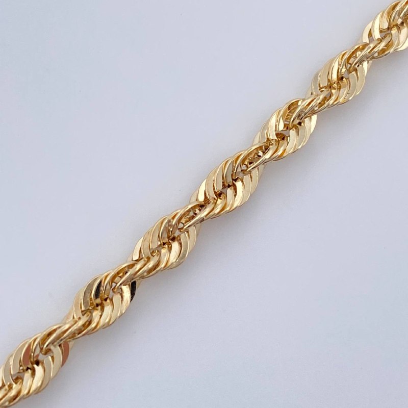 Pulso Lazo 2.7gr / 19.5cm / Oro Amarillo +3 14K Italy &