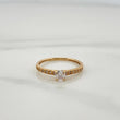 Anillo Solitario Churumbela 1.4gr / T5 1/2 / 2.2cm / Oro Amarillo 18K $