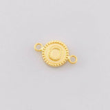 Herraje Circulo Letra O 0.6g / 1.7cm Oro Amarillo 18K