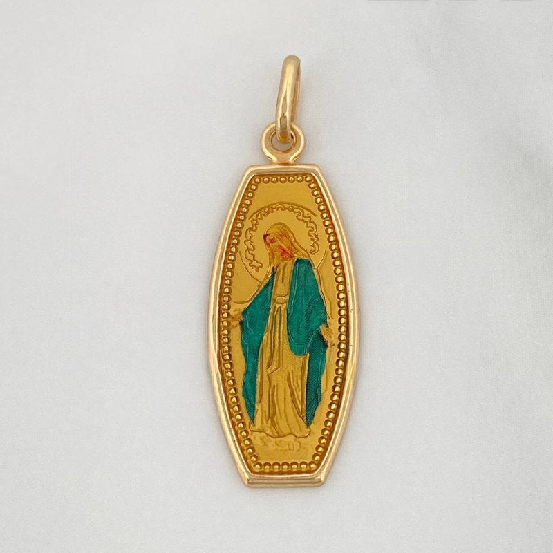 Dije Virgen Milagrosa 1.2 g / 3.2 cm Oro Amarillo 18K