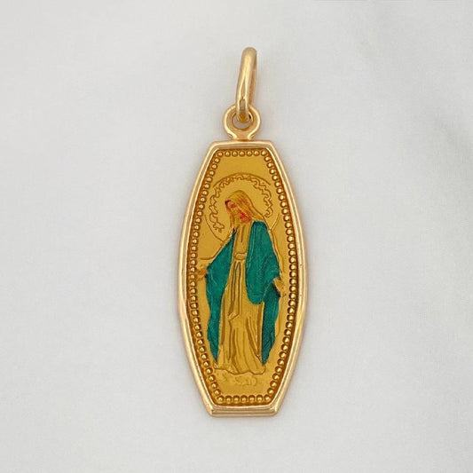 Dije Virgen Milagrosa 1.2 g / 3.2 cm Oro Amarillo 18K