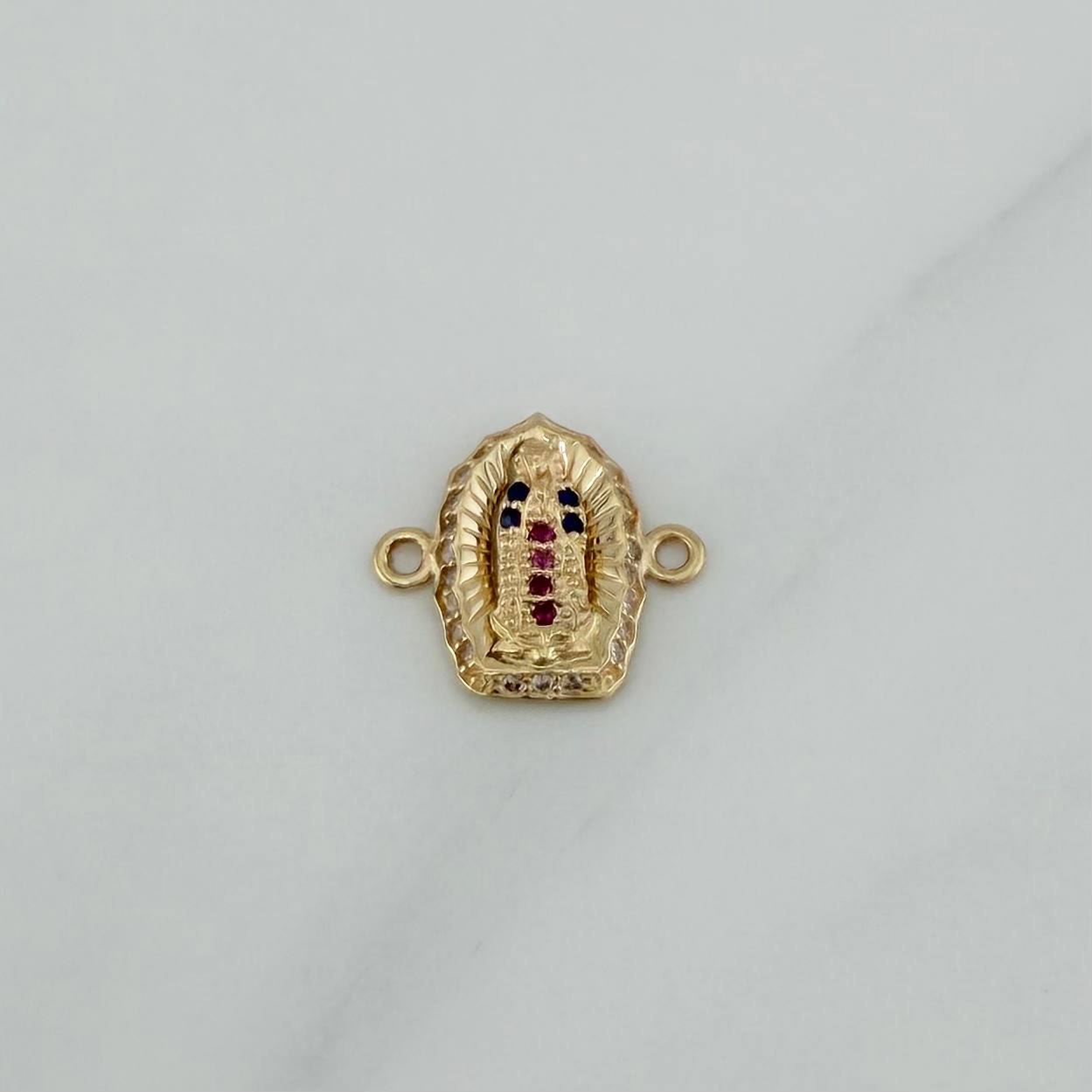 Herraje Virgen De Guadalupe 1.1 g / 1.5 cm Oro Amarillo 18K