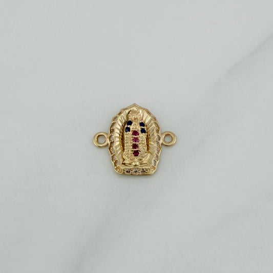 Herraje Virgen De Guadalupe 1.1 g / 1.5 cm Oro Amarillo 18K