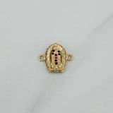 Herraje Virgen De Guadalupe 1.1 g / 1.5 cm Oro Amarillo 18K